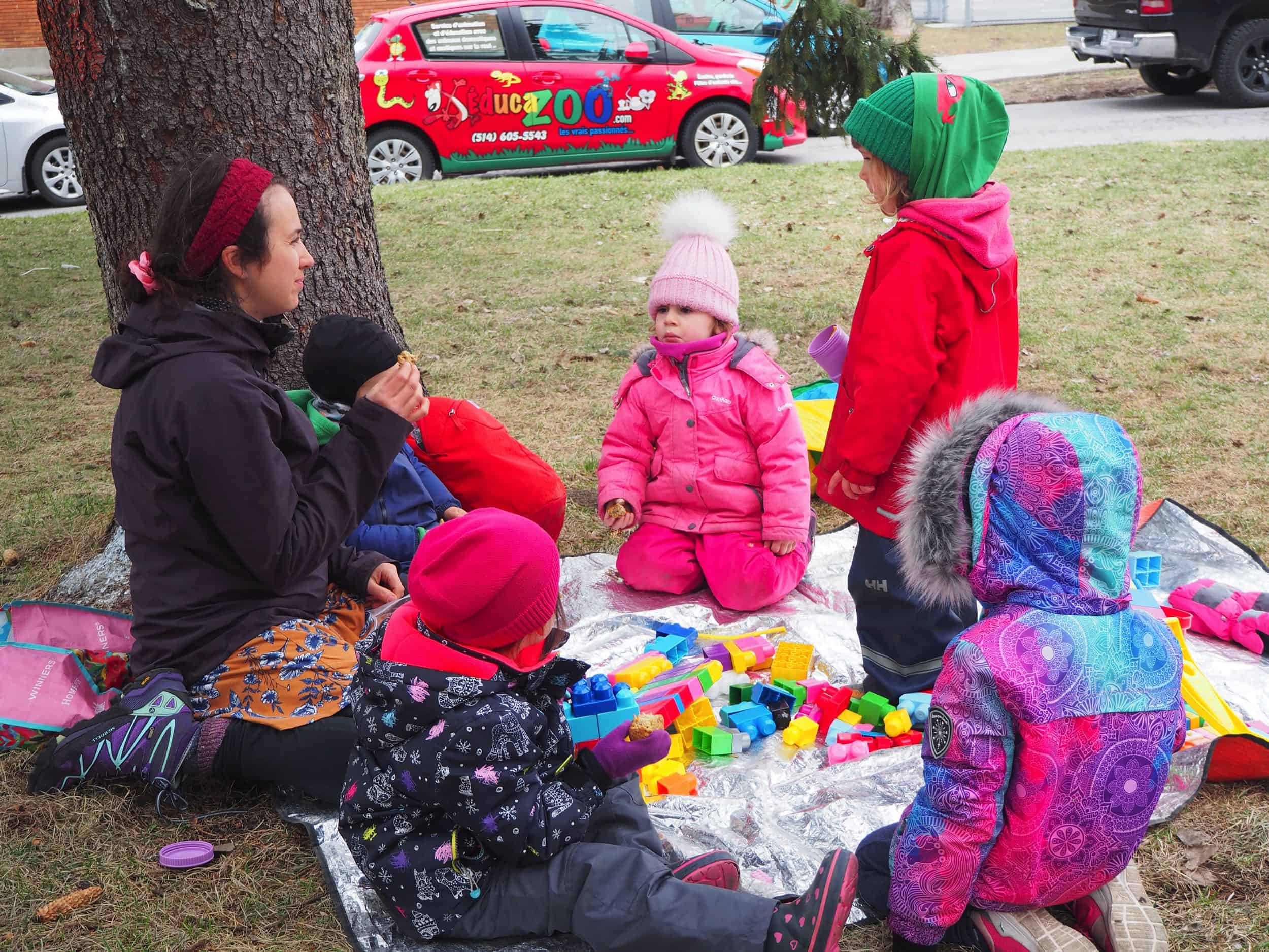 garderie extérieure